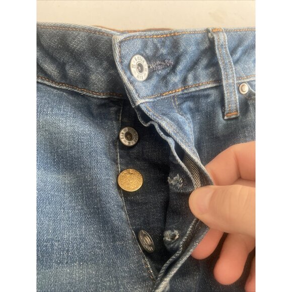 G Star Raw 5620 3D Slim Jeans Mens 32X34  Blue Double Knee Un Denim - Picture 6 of 7